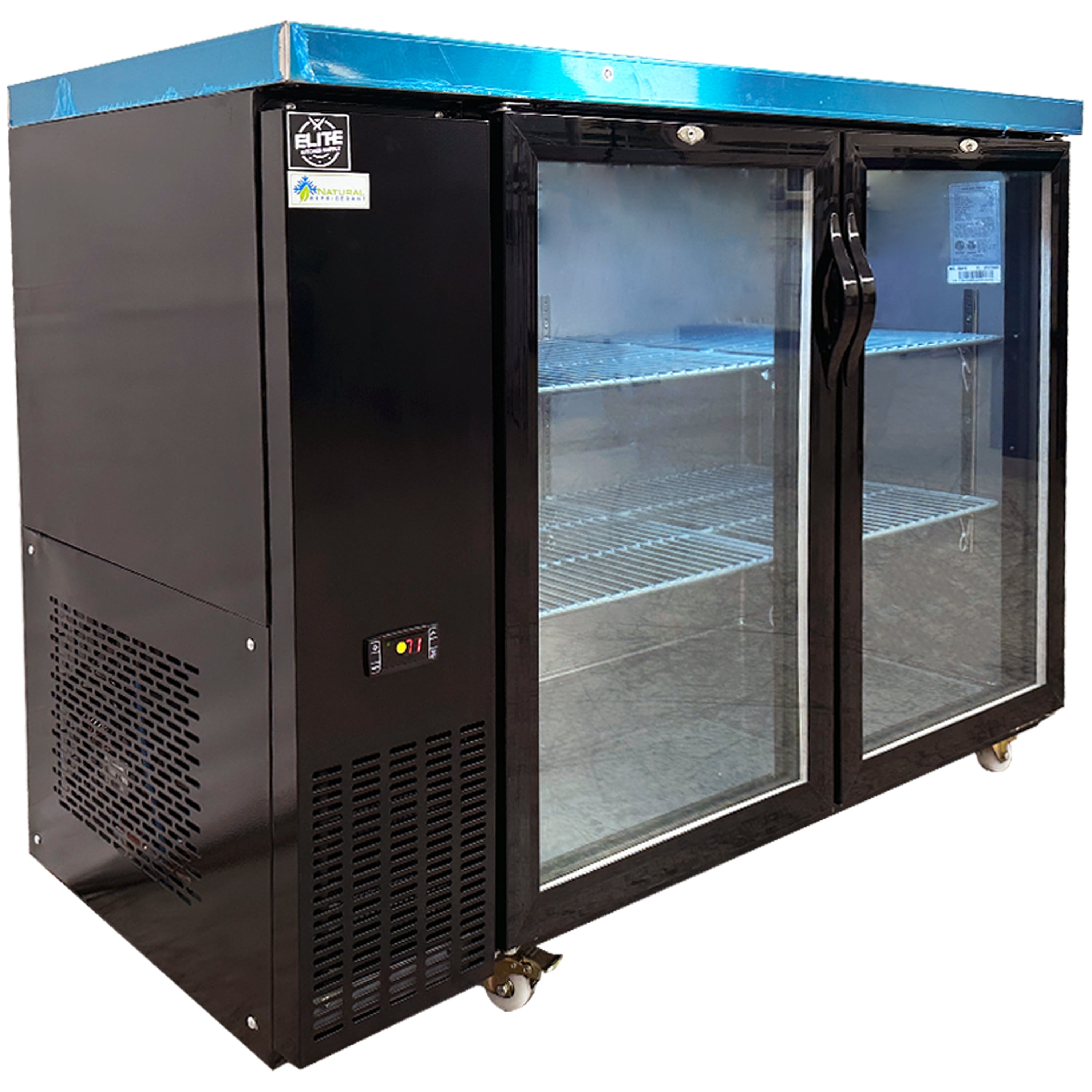 50 in. Commercial Refrigerator 11.3 Cu. Ft. Beer Back Bar Cooler, NSF Beer Fridge, Under Counter Refrigerator
