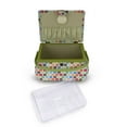 thumbnail image 4 of Dritz Curved Sewing Basket, Large, Multicolor Retro, 4 of 5