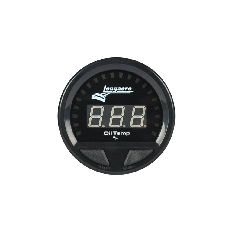 Longacre Waterproof LED Oil Temperature Gauge 100-340f Longacre Waterproof LED Oil Temperature Gauge 100-340f