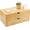 2 Drawers, variant on Wooden Bamboo Desk Organizer with Three Drawers Countertop Storage Box Home Office Corner Desk No Assembly Required