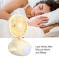 thumbnail image 4 of Desktop Mist Fan, Rechargeable Low Noise Small Cooling Fan  for Office Studio RV Car Blue,Yellow, 4 of 8