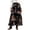 Navy Skirts, variant on Jsaierl Women's Floral Print Velvet Tiered Maxi Skirt, Elastic Waist A-Line Skirt with Pockets for Fall Winter