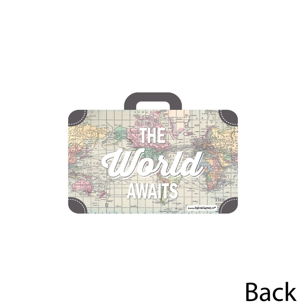 Finders World Awaits Suitcase Decorations Diy Travel Themed