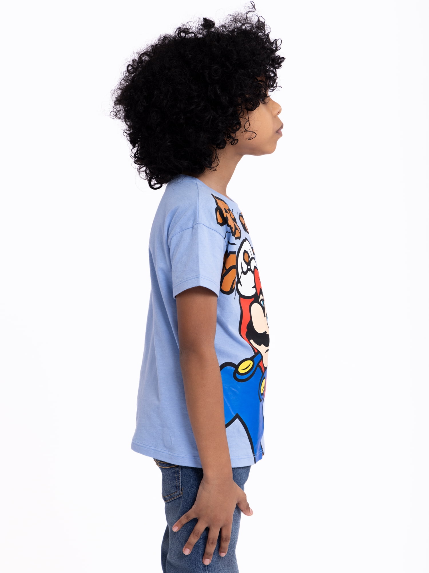 Super Mario Bros. Toddler Graphic Crewneck Tee with Short Sleeves, Sizes 12M-5T