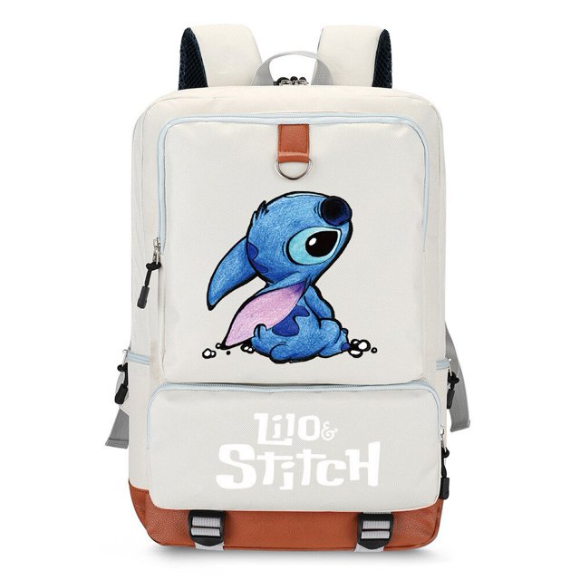 Disney Anime PUEDE o & Stitch Cartoon Cosplay Backpack para adolescentes, impresión 3D, mochila para estudiantes, hombres y mujeres zhangyuxiang unisex