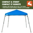 thumbnail image 3 of Ozark Trail 10ft x 10ft Slant Leg Instant Canopy, Sturdy Steel Frame, Covers 64 SQ ft for Shade & Sun Protection, 98" Center Height, Blue, Easy to Set Up., 3 of 12