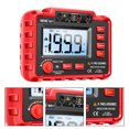 thumbnail image 4 of 1 Set Backlight Resistance Tester Backlit Digital Megohm Meter, 4 of 8