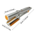 thumbnail image 3 of Hair Straightening Curling Straightener&Curler Styler 2 in 1 Multi Hair Styling Tool Flat, 3 of 8