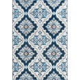 thumbnail image 3 of Madison Traditional 9' x 12' Dark Blue Polypropylene Indoor Area Rug, 3 of 9