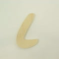 thumbnail image 4 of Package of 1, 8 Inch X 3/4" Thickness Baltic Birch Wood Letter L in The Waltograph Font, Thick for Art & Children Craft Project, Made in USA, 4 of 4