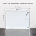 thumbnail image 2 of BAZIC Magnetic Dry Erase Calendar Board Aluminium Frame 16"x20", 2-Packs, 2 of 7