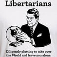 thumbnail image 3 of CafePress - The Libertarian Plot Fitted T Shirt - Fitted T-Shirt, Vintage Fit Soft Cotton Tee, 3 of 4