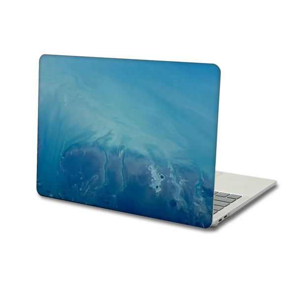 KSK KAISHEK Protective Case Hard Cover Compatible MacBook Air 13.6 inchs m2( Touch ID, 2022.0) Model A2681, Type C Blue series A 0060