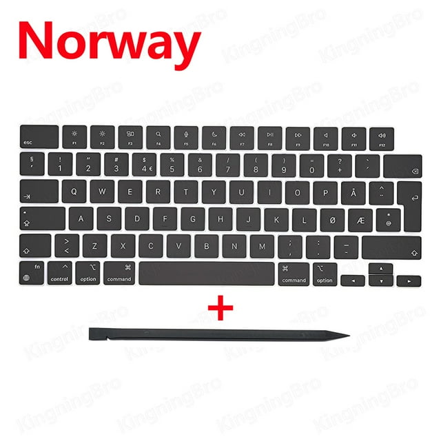 New Replacement Keyboard Keys Keycaps For Macbook Air 13" M2 A2681 Keycap Key Cap UK US RU ES FR IT DK NO DE KR PT HU 2022 Norway