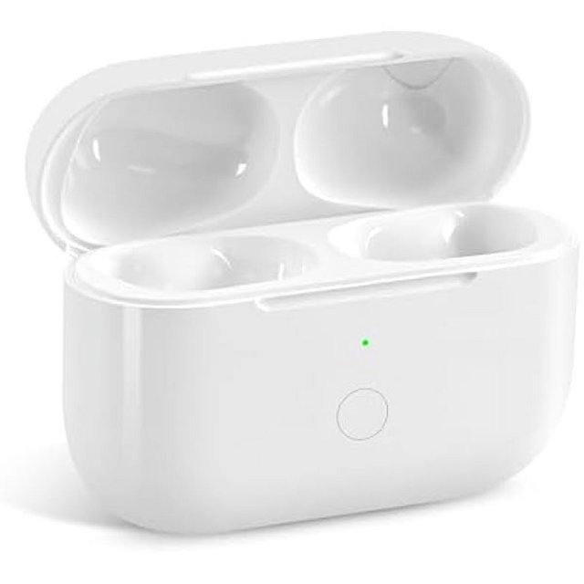 Estuche de carga inalámbrica de repuesto con botón de sincronización para AirPods Pro de 1.ª y 2.ª generación