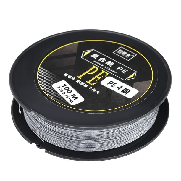 100M Fishing Line Strong Abrasion 4 Strands Braided Fishing Line PE Fishing  Line 