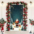 thumbnail image 5 of ToyKingdee Christmas Door Cover - Santa Claus Holiday Banner for Party Decoration, 5 of 6