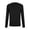 Black, variant on Yuanlong Womens Sweaters Versatile Plain Crewneck Long Sleeved Knitted Sweater Winter Layering Wear Based Pullover Tops