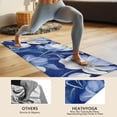 thumbnail image 4 of Pioneer Flower Floral Print Pattern Hot Yoga Mat Towel Non Slip for Hot Yoga - Quick-Drying Yoga Mat Cover with 4 Corner Pockets with Travel Bag - Hot Yoga Towel Non Slip 74"x26", 4 of 6