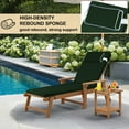 thumbnail image 4 of XXLYY Chaise Lounge Cushions Outdoor, Water-Resistant Patio Lounge Chair Cushion with Ties and Pillows, 3'' High-Density Foam Lounge Replacement Cushion for Lawn Pool, 4 of 6