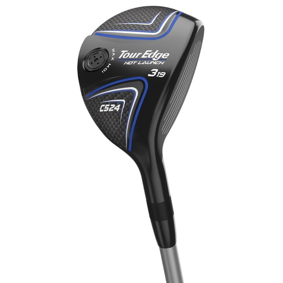 Tour Edge Golf Club Hot Launch C524 19* 3H Hybrid Stiff Aldila Ascent PL 60 New