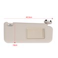 thumbnail image 6 of CCIYU 74320-42501-A1 Beige Windshield Sun Visor Mirror Right Passenger Side Replacement fit for 2006-2013 for Toyota RAV4 Automobile Sun Visor Assembly with Sunroof, 6 of 6