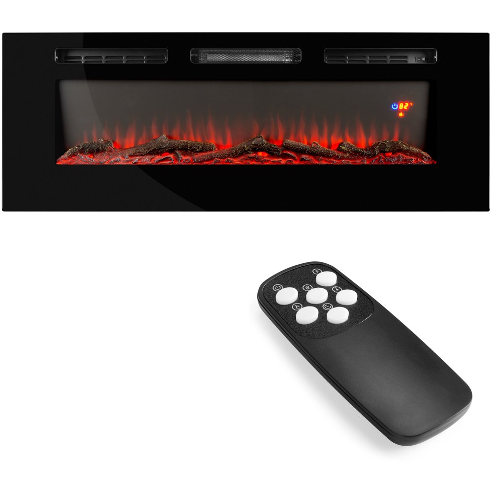 Best Choice Products 1500W 40in Electric Fireplace Heater Recessed and