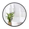thumbnail image 1 of Costway Miroir de Salle de Bain Rond de 24 Pouces Miroir Mural Rond avec Film Antidéflagrant, 1 of 9