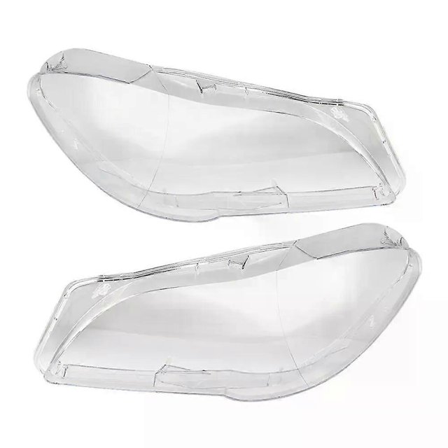 Left+Right for BMW F10 F18 5 Series 528 535 550 2010- Car Headlight Lens Cover Head Light Lampshade Auto Light