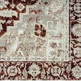 thumbnail image 2 of Everwash Treasure Rubia Traditional Medallion Machine Washable Indoor Area Rug, Ivory/Red, 5'2"x7'2", 2 of 10