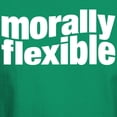 thumbnail image 3 of CafePress - Morally Flexible Dark T Shirt - Men's Classic Graphic Cotton T-Shirt, 3 of 4