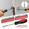 thumbnail image 4 of 39 Piece Tool Set, Portable Household Hand Tool Kit with Plastic Tool Box, Apartment Essentials for Daily Appliance Repair, DIY and Craft, Small Tool Kit for Home, Office, Garage, Farm, Red, 4 of 7