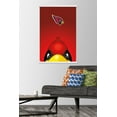 thumbnail image 2 of NFL Arizona Cardinals - S. Preston Mascot Big Red 20 Wall Poster with Wooden Magnetic Frame, 22.375" x 34", 2 of 5