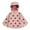 Pink, variant on GYRATEDREAM Infant Baby Girl Hooded Cloak Toddler Love Heart Print Sweater Poncho Cape Costume Little Kids Fall Winter Jacket Coat Outerwear Pink for 3 Months-4 Years