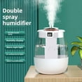 thumbnail image 2 of Premium Ultrasonic Humidifier for Home – High Mist Output, Large Capacity, Quiet Operation, USB Desk Humidifier with Temperature Display – Perfect for Bedroom and Office, 2 of 9