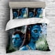 thumbnail image 3 of Avatars-Juego de funda de edredón de algodón para niña, ropa de cama informal, ropa de cama individual, regalo de cumpleaños y Navidad, 3 of 4