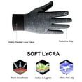 thumbnail image 6 of LQCrafK Thermal Winter Glove Liners for Cold Weather for Men & Women - Thin, Lightweight & Warm Black Gloves for Texting, Cycling & Driving - Touchscreen Smartphone Compatible,BlackS, 6 of 8