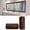 Brown, variant on STAMINATE Dark Gray Wood Grain 3D 10M Wallpaper Border Removable PVC Waterproof Peel and Stick Wallpaper,Bathroom Mirror Frame Border Sticker Wall Decor 3.94 Inch by 32.8 Feet