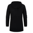 thumbnail image 6 of JTieacloth Men's Knit Pullover Sweater Mens Autumn And Winter Fashion Casual Knitted Standing Neck Long Sleeve Sweater Coat(Black), 6 of 6