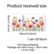 thumbnail image 2 of Pegatinas para ventanas | Pegatinas decorativas electrostáticas | Adhesivos de vidrio removibles para decoración del hogar | Diseño de campanillas de viento florales, 2 of 4