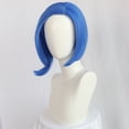 thumbnail image 3 of Peluca azul de tristeza de Inside Out para Halloween, disfraz de Cosplay de tristeza de cabello azul para mujer y niña, fiesta escolar de Navidad, Cosplay, 3 of 5