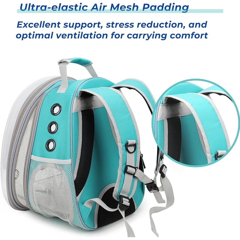 Cat Back Pack Pet Carrier Backpack, Square Window, Designed For Travel ...