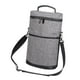 thumbnail image 5 of Bolsa térmica para almuerzo, bolsa térmica aislada, bolsa de hombro multifuncional, bolsa de mano, fiambrera para playa, almuerzo, parque, excursiones gris, 5 of 8