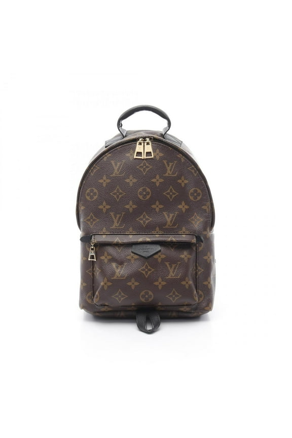 Pre-Owned Louis Vuitton Palm Springs Backpack PM Monogram Coated Canvas Leather... (Fair)