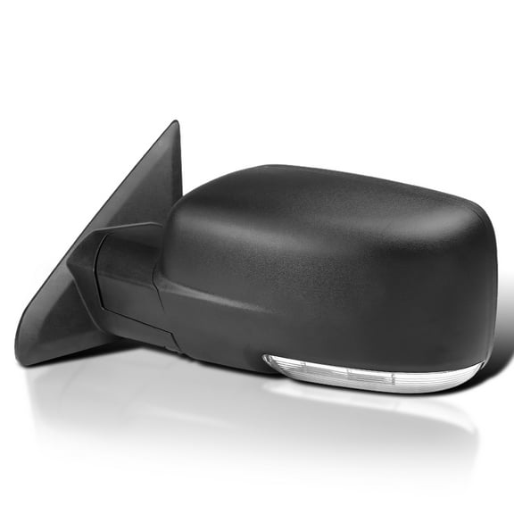 Spec-D Tuning LED Signal Power Heated Foldable Left Driver Side Mirror Compatible with 2009-2012 Dodge Ram 1500