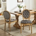 thumbnail image 5 of American Style Dining Chair | High - Density Foam and Spring Seating | Hand - made Decoration on Backrest | Hold Up to 300 Pounds, 5 of 7