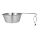 thumbnail image 4 of Tazón de camping, olla para ramen, de acero inoxidable, 2L, utensilio portátil , para cocinar, ideal para senderismo, barbacoa, pesca y, 4 of 9