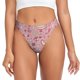 thumbnail image 1 of Balery Cute Love Tangas de Algodón para Mujer con Estampado – Ropa Interior Sexy, Transpirable, G-string-Large, 1 of 6