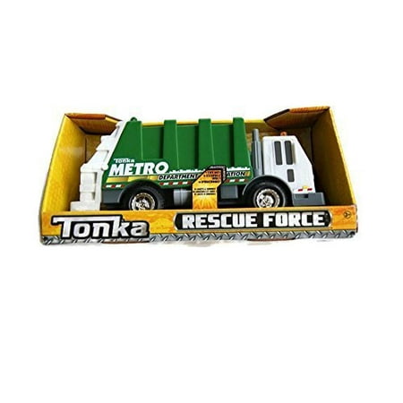 Force Truck - Tonka Lights and Sound Rescue Force - Metro Sanitation Department Garbage Truck!