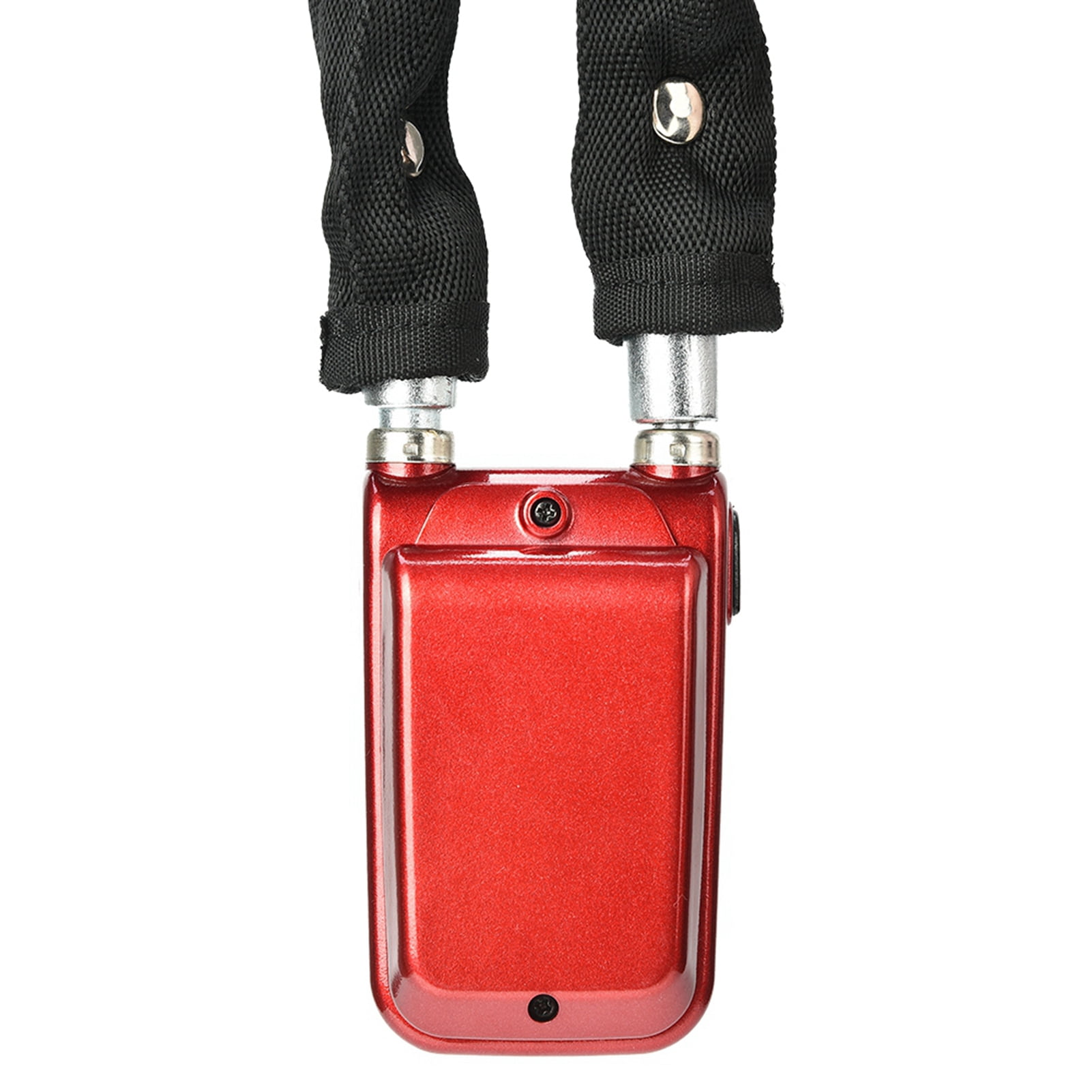 YAHHU Y797G Waterproof Smart Bluetooth Bicycle Chain Lock - Anti Theft Smartphone App Control Electronic Keyless Entry Bike Security System, Red (9.45 inches / 24 cm)